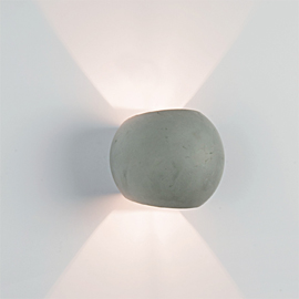 Olympia Sphere Concrete Wall Light